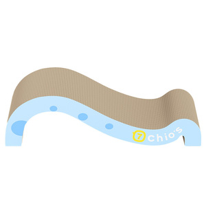 ที่ลับเล็บแมวรูปปลาวาฬ ยี่ห้อ Qi Oh ทำจากกระดาษลูกฟูก ทนทาน ของเล่นสำหรับแมว - Product Image 2