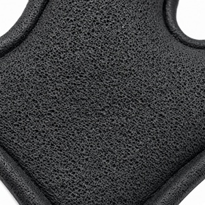 Gants de gardien de but en maille respirante noire avec sangle de poignet réglable pour un usage unisexe - Product Image 4
