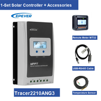 Controlador Solar Tracer3210ANG3 30A 40A, Stock en EE. UU. y la UE, Máx. PV Voc. Regulador Solar MPPT de 100V con Medidor MT52 RS485