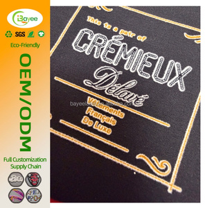 Étiquettes personnalisées en relief haute fréquence, lettres, logos 3D en TPU, étiquettes thermocollantes pour vêtements - Product Image 1