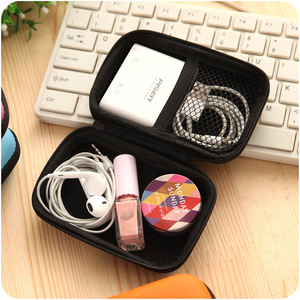 Earphone <b>storage</b> bag, mobile phone data cable charger <b>storage</b> <b>box</b> protective cover, portable earphone bag coin purse wholesale - Product Image 2