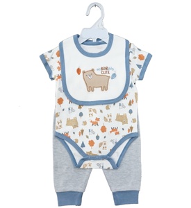 2023 nuovi articoli per bambini <span class=keywords><strong>pigiama</strong></span> per bambini carino manica corta con orecchie 3D cappello set di abbigliamento per bambini 3 <span class=keywords><strong>in</strong></span> uno - Product Image 6