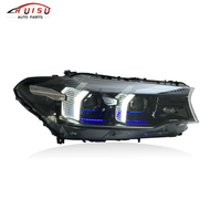 RUISU 12V Nouveau phare LED pour BMW Série 5 Pré-LCI G30 G38 2018-2020, design œil de serpent amélioré