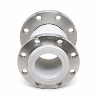 Joint de dilatation en caoutchouc pour contact alimentaire, à bride, en acier inoxydable 304, DN80 PN16, soufflet de tuyauterie flexible de qualité sanitaire