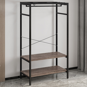 Armario de madera para montaje y desmontaje, armario de metal moderno para estantería vacía - Product Image 2