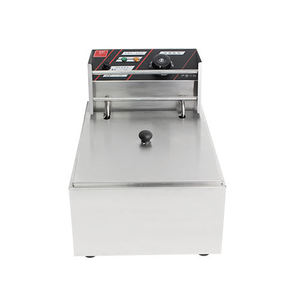 Freidora comercial de gas de doble tanque – Equipo de cocina de acero inoxidable para encimera - Product Image 4