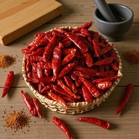 Piment rouge entier naturel séché du Sichuan, Chine, 25 kg, épice de qualité alimentaire pour l'exportation