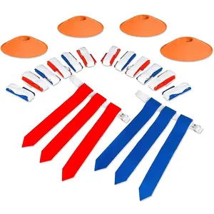 American Football Indoor Outdoor Training Set Custom Triple Threat Flag Football Belts Set