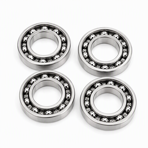 Roulement à billes ouvert 6008 en acier inoxydable 316L 40x68x15mm, résistant aux produits chimiques et à l'eau de mer, pour usage alimentaire humide, marin et médical - Product Image 6