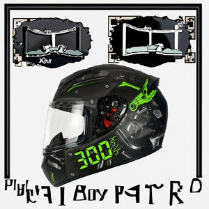 New Fashion ECE R22.06/DOT-zugelassenes Vollgesichts-Elektromotorrad-Go-Kart-Helm ABS-Schmutz motorrad <span class=keywords><strong>M</strong></span>/L/XL/XXL - Product Image 3