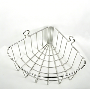 סלי אחסון רב תכליתיים ממתכת מחוררת, נירוסטה, מודרניים, אקולוגיים, בצבעים מותאמים אישית לשימוש בחדר אמבטיה - Product Image 2