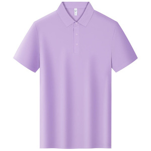 Polo Shirt Unisex Solid Color Polyester Summer Workwear Daily Use - Product Image 4