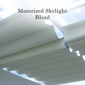 Bảo vệ màn hình cửa sổ cơ giới Skylight mái con lăn mù với mù
