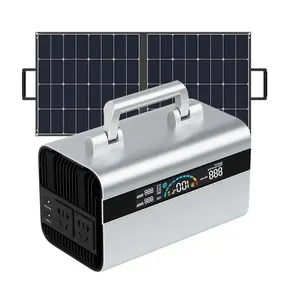 태양열 발전기 가정 캠핑 사용 220v 모든 300w 600w 휴대용 전원 은행 역