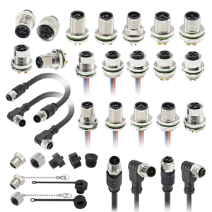 Công nghiệp nam cắm IP67 kết nối 4 pin nam nữ cắm t mã tín hiệu không thấm nước cáp kết nối - Product Image 1