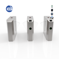 Barrière de sécurité électronique rétractable certifiée CE WKT pour gymnase, à faible bruit, écoénergétique, avec lecteurs RFID, pour métro