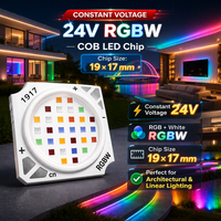 Puce LED COB RGBW 24V à Tension Constante 24W Sans Driver Haute Puissance 4-en-1 IRC 80 3000K-6000K pour Éclairage Scénique et Architectural OEM