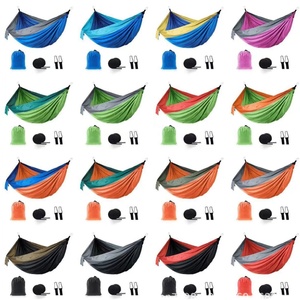 CZFIT Amaca <span class=keywords><strong>da</strong></span> Campeggio Pieghevole <span class=keywords><strong>in</strong></span> Tela Nylon per 1-2 Persone, Doppio Uso, a Strisce Colorate, per Esterni, Fornitore all'Ingrosso - Product Image 5