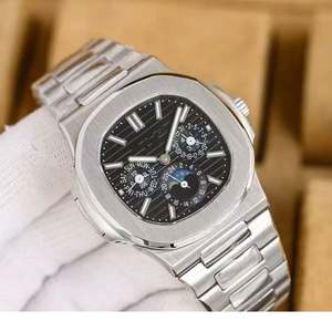 Reloj de Pulsera de Fase Lunar al por Mayor, Relojes de Pulsera de Acero Inoxidable 904l con Movimiento Mecánico Automático para Hombre, Reloj de Moda Resistente al Agua - Product Image 4