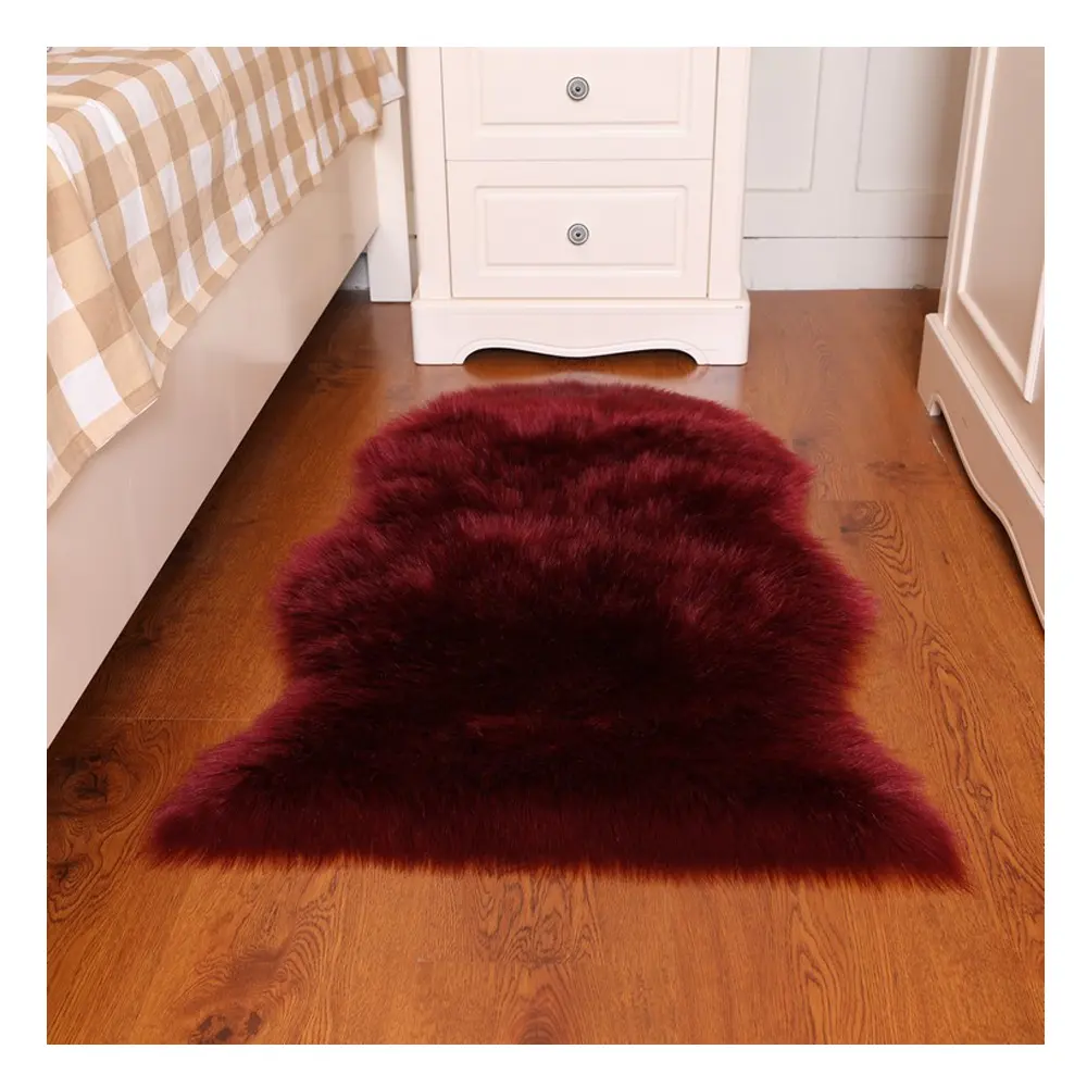 Leather shaped soft fluffy machine washable carpet suitable for living rooms bedrooms children's rooms household carpet