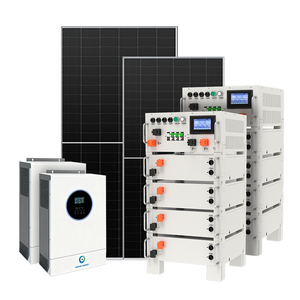 <strong>Solar</strong> Energy <strong>System</strong> 20kw 30kw 40kw 50kw 60kw Hybrid Complete <strong>System</strong> with High Voltage Lithium Battery <strong>Solar</strong> <strong>Panels</strong> Inverter - Product Image 1