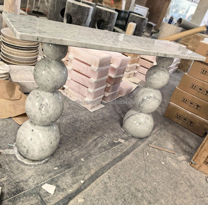 <span class=keywords><strong>Table</strong></span> <span class=keywords><strong>console</strong></span> d'entrée de <span class=keywords><strong>bureau</strong></span> en marbre blanc de Carrare, mobilier de luxe moderne pour la décoration de la maison, prix d'usine - Product Image 5