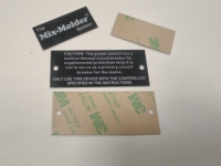Autocollant adhésif personnalisé, plaque de nom de bureau/table, gravure au laser, plaque de nom de bureau imperméable pour le gestionnaire