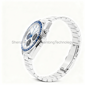 Reloj de Hombre, Resistente al Agua, con Bisel Giratorio de Cerámica, Cristal de Zafiro, Correa de Acero Inoxidable, Reloj Mecánico Automático - Product Image 5