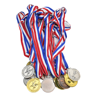 Médailles personnalisées Football Run Taekwondo Gymnastique Football Prix Métal Or Ruban Sport Trophées et Médailles vierges