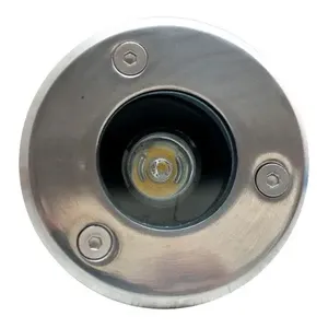 Lampada da terra a LED da incasso 1W bianco o caldo pacchetto di 4 per l'arredamento del giardino