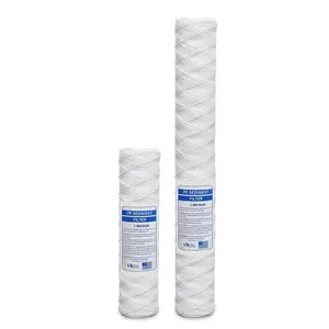 40inch String Wound/Yarn sediment 05 10 micron pp ro water filter cartridge element for pure blue filter