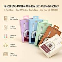 Emballage de présentation haut de gamme personnalisé pour accessoires 3C, boîte en carton premium avec insert – Vente chaude