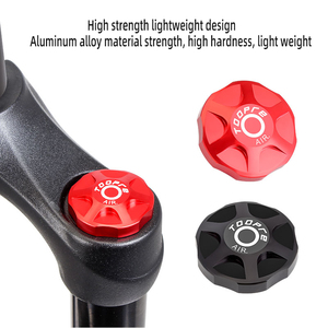 Nouvelle Couvercle de <span class=keywords><strong>Valve</strong></span> d'Épaule pour Fourche de Vélo, <span class=keywords><strong>Amortisseur</strong></span>, Couvercle de Fourche Avant en Alliage d'Aluminium, Couvercle de Fourche à Air - Product Image 2