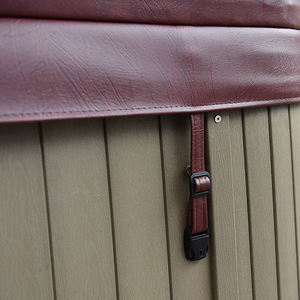 Housses de piscine gonflables en cuir carré, 9 pièces, couvercle de baignoire à chaud - Product Image 5