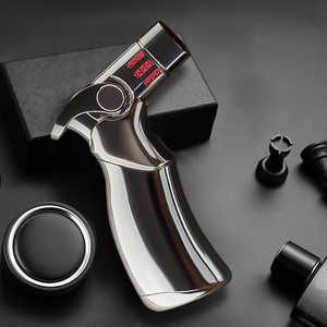 Futeng Metal a prueba de viento Jet Four Flame recargable Gas antorcha encendedores accesorios para fumar oferta especial accesorios para tabaco - Product Image 6