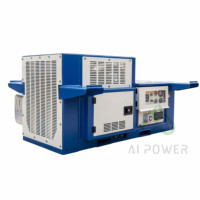 Groupe électrogène diesel silencieux sous châssis 15 kW 60 Hz triphasé 4 fils pour conteneur frigorifique