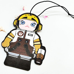 Ambientador de coche de papel de algodón personalizado de alta calidad diseño colgante con diferentes formas y opciones de aroma - Product Image 3