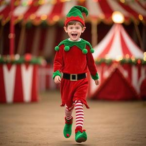 Traje <span class=keywords><strong>de</strong></span> Estudio Fotográfico Infantil con Temática <span class=keywords><strong>de</strong></span> Navidad y Halloween; Lindo Disfraz <span class=keywords><strong>de</strong></span> Payaso <span class=keywords><strong>de</strong></span> TV y Cine - Product Image 1