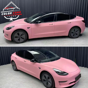 Vente en gros de poudre d'oeillet satiné PVC sec bâtonnet vinyle <span class=keywords><strong>film</strong></span> de protection auto-adhésif à couleur changeante pour la carrosserie - Product Image 5