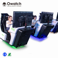 Machine de jeu d'arcade électronique de course automobile à réalité augmentée, simulateur de conduite pour centre de jeux
