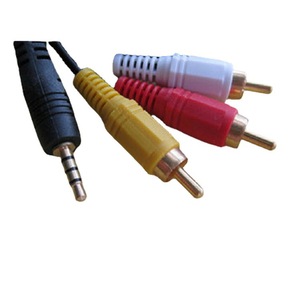 3.5mm To 3 RCA Audio Video <b>Cable</b> 1.5m <b>Splitter</b> For AV Player Speaker Connection - Product Image 3