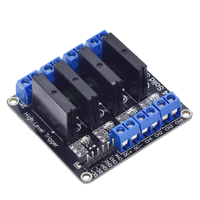 Module de relais à semi-conducteurs 4 canaux 5V/12V/24V Déclenchement haut/bas niveau 250V 2A Cartes de commande de moteur CC/CA Charge 240VAC
