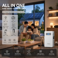 Sistema de Almacenamiento de Energía Solar CTECHi 48V 15kW - Batería ESS de 15kWh 314Ah para Sistemas Fotovoltaicos Residenciale