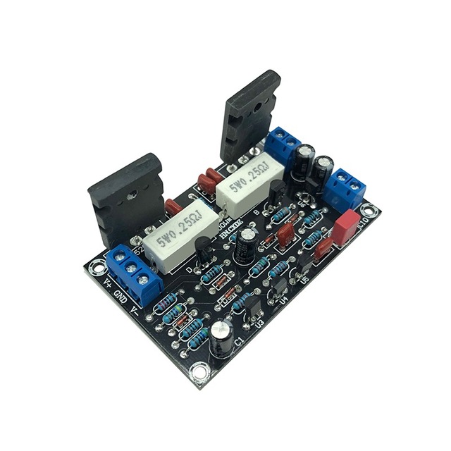 100W 2SC5200+2SA1943 Audio Amplifier Board HIFI Mono Channel Amplifier Dual DC35V Speaker Home Theater