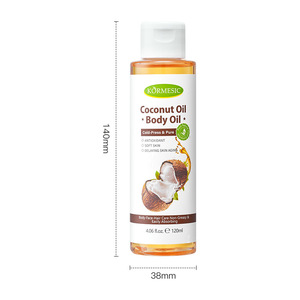 KORMESIC <span class=keywords><strong>Huile</strong></span> naturelle biologique <span class=keywords><strong>de</strong></span> marque privée <span class=keywords><strong>de</strong></span> 120ml <span class=keywords><strong>Huile</strong></span> <span class=keywords><strong>de</strong></span> noix <span class=keywords><strong>de</strong></span> <span class=keywords><strong>coco</strong></span> hydratante anti-âge <span class=keywords><strong>Huile</strong></span> <span class=keywords><strong>essentielle</strong></span> <span class=keywords><strong>de</strong></span> massage éclaircissante pour le corps - Product Image 6