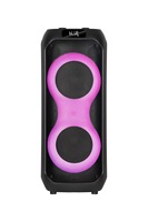 JBR8802 Haut-parleur de karaoké portable Lecteur de musique Grands haut-parleurs Extérieur DJ Party Double haut-parleur de karaoké 8 pouces avec micro et Bluetooth
