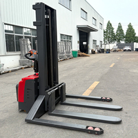 Gerbeur entièrement électrique chariot élévateur matériel auto-chargement et déchargement gerbeur 1.5ton 2ton semi-électrique palette empileur chariot élévateur
