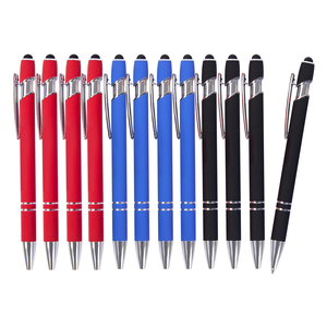 Promotional Cheapest Aluminum Ballpoint Stylus Pen With Soft Rubber Touch Screens Cheap Custom Logo for Mobile Phone Ball Point - Product Image 2