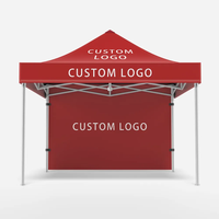 Tente de réception personnalisée avec logo par sublimation, grand auvent intérieur/extérieur, tente de glamping solide et de marque pour la décoration de fêtes