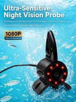 Caméra de pêche sur glace HD EYEWA de 4,5 pouces, vision nocturne, observation des poissons sous l'eau, portée de 20 mètres pour la pêche sur glace en hiver, OEM/ODM